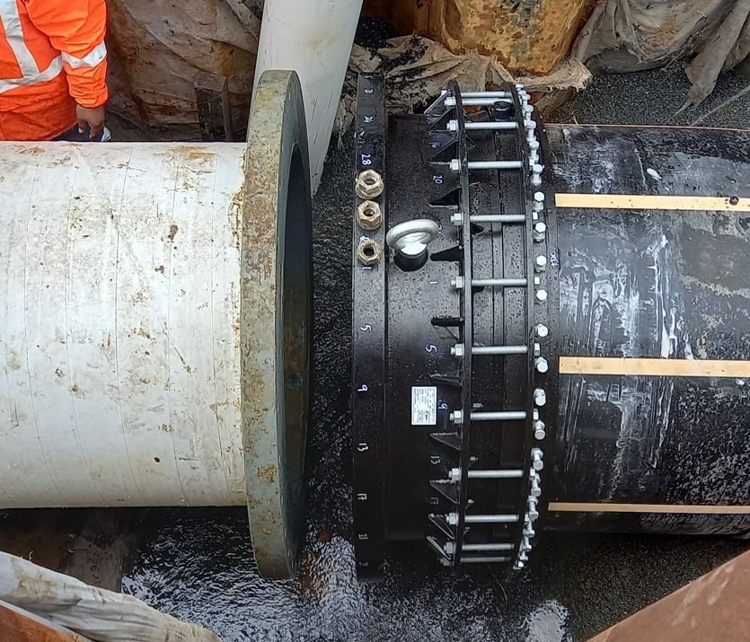 DN1200 Multigrip Couplers and Flange Adaptors