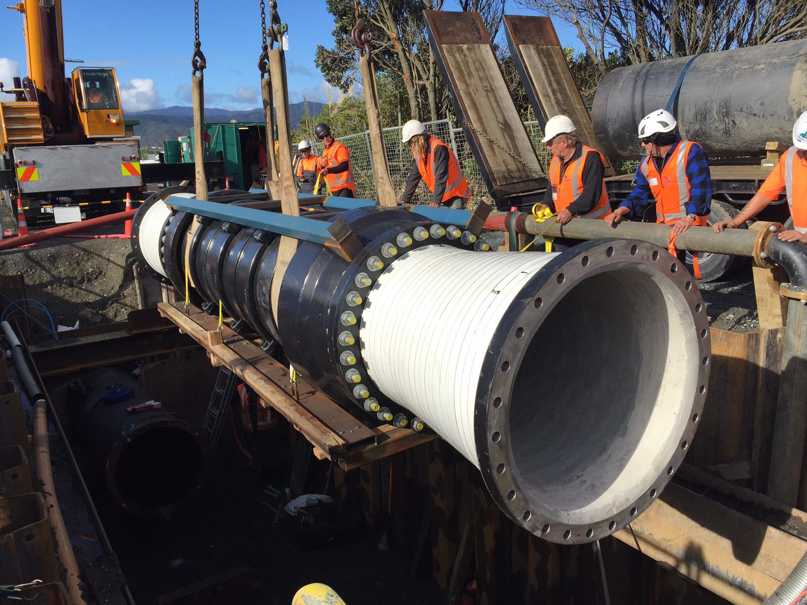 Flex-tend Flexible Expansion Joint on site