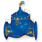 Large blue control valve