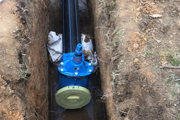 Hawle System 2000 Valve in-situ for project in Canberra. Hygrade Water Australia helps Canberra Client Upgrade their Pipelines with Durable Hawle System 2000 Valves and Fittings