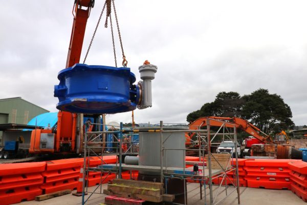 Butterfly Valve Installation Crane Load
