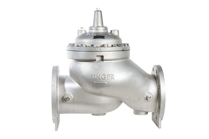 Singer - 106-PG Stainless Steel - Stainless Steel Full Port, Single Chamber, Hydraulically Operated Valve