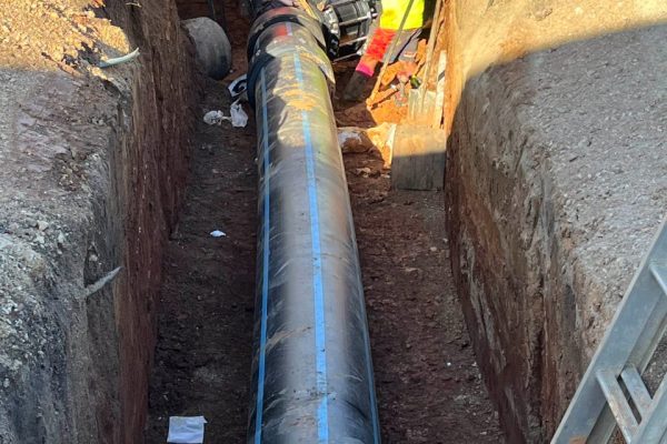 multigrip restraingt couplings for NSW PE pipeline (6)